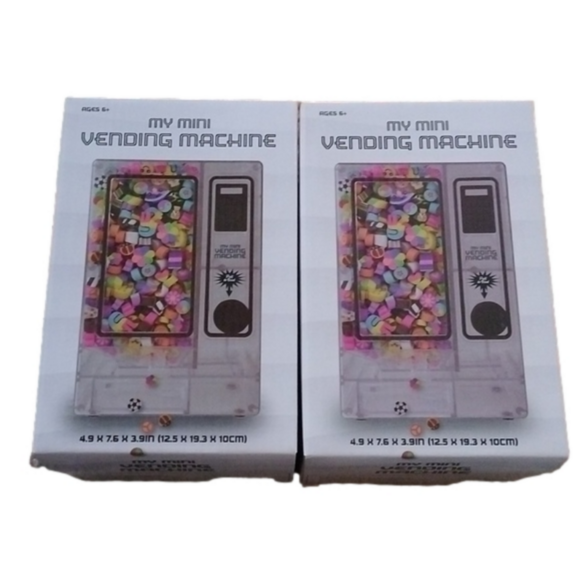 Mini Candy Dispenser Vending Machine Desktop, Set of 2 - Picture 1 of 7